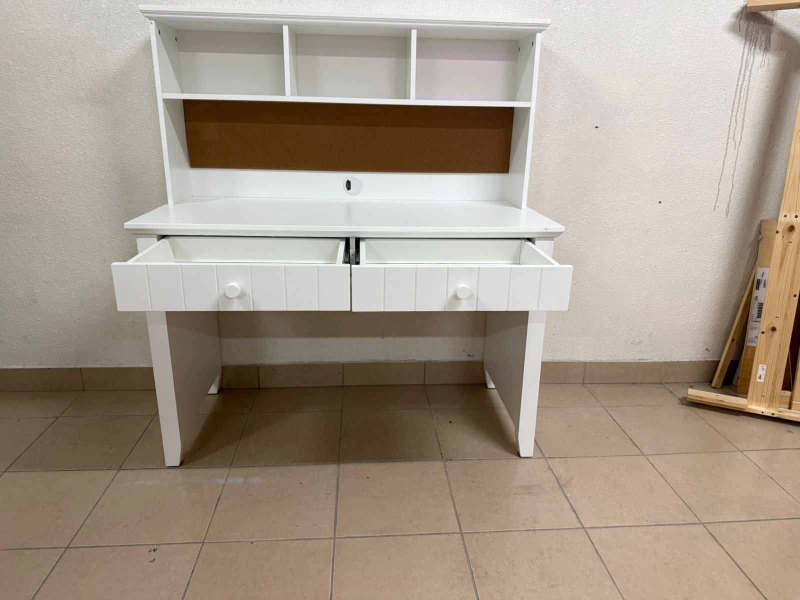 White desk and storage cabinet from Pottery Barn Kids. - Image 7