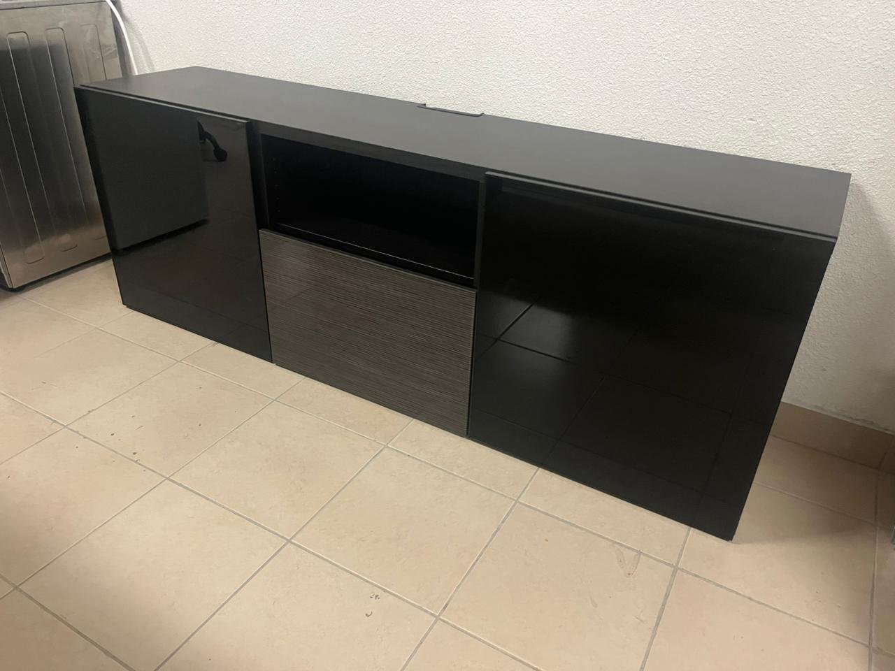 IKEA TV stand, black