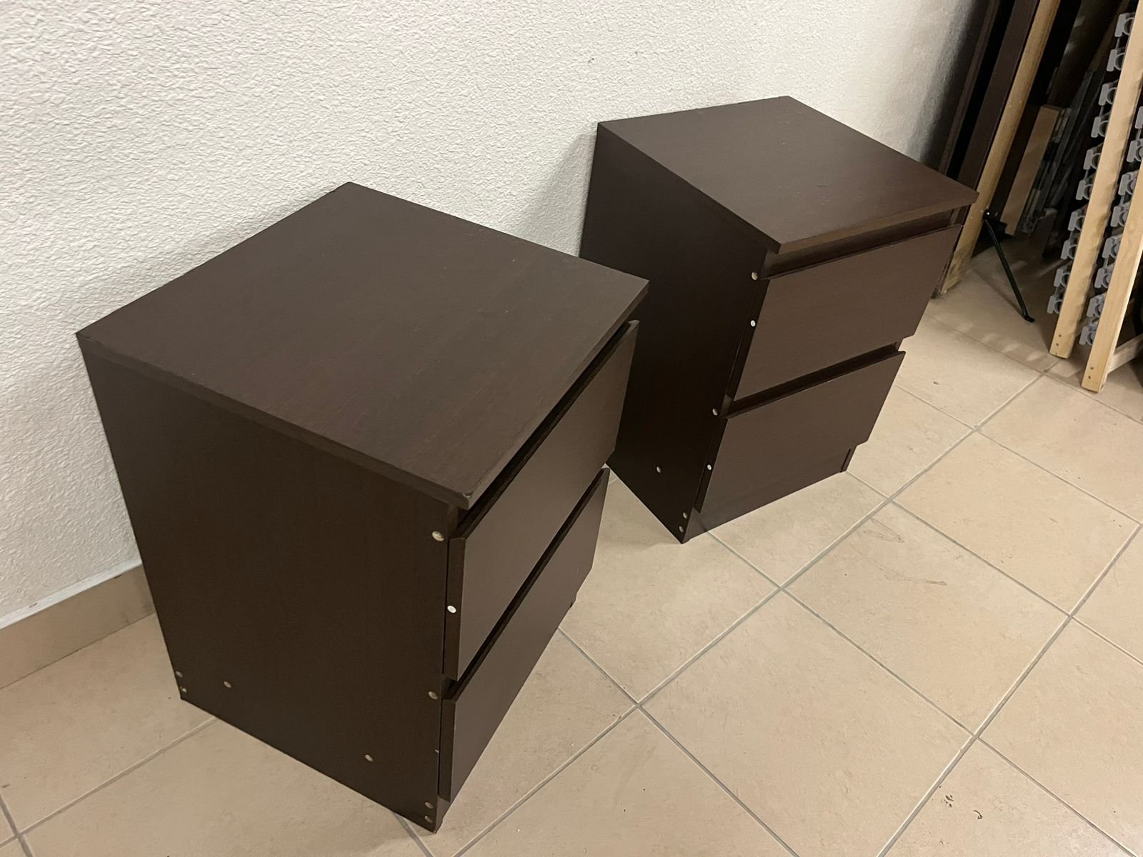 KULLEN bedside tables from IKEA, dark brown - Image 6