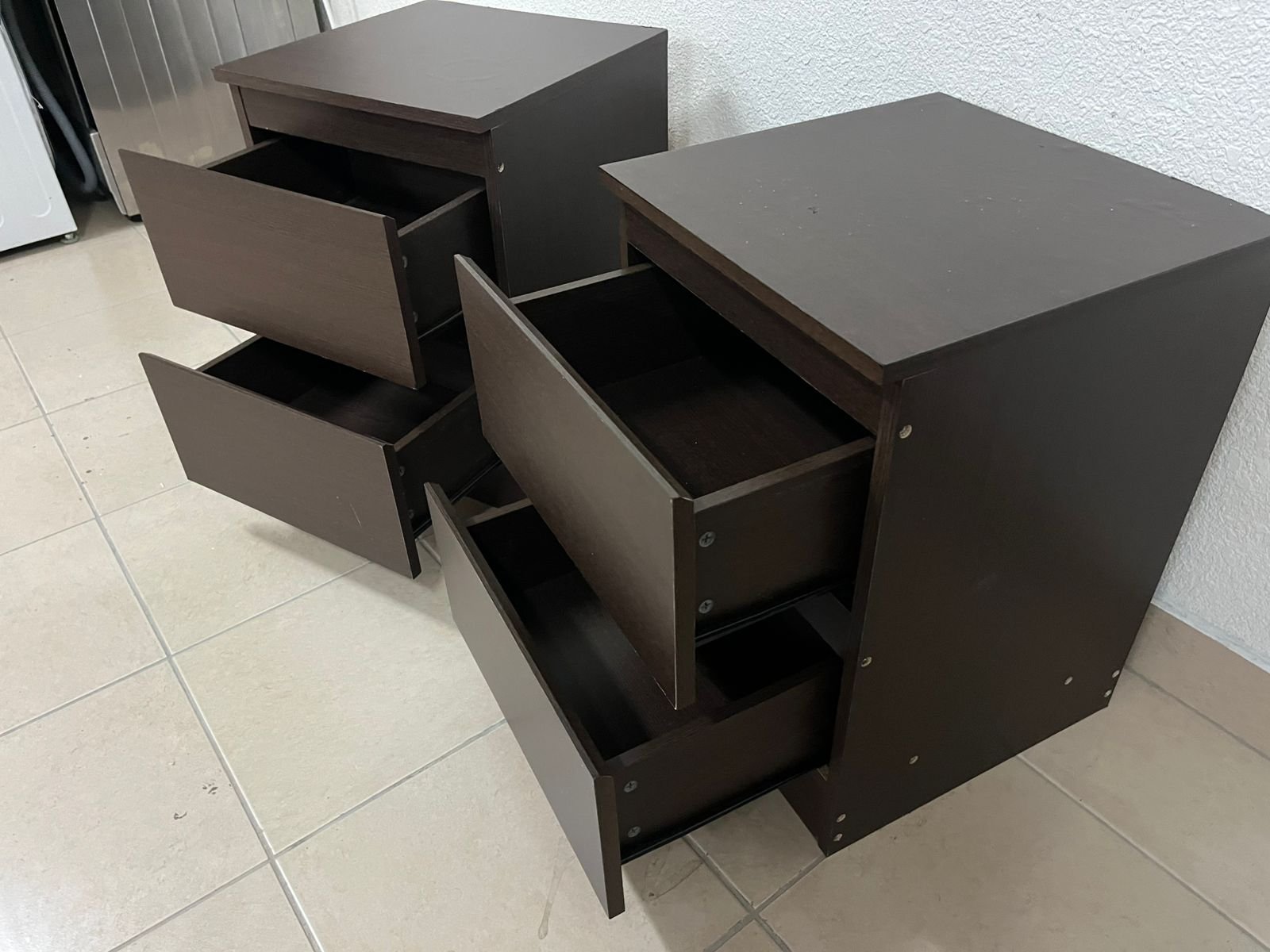 KULLEN bedside tables from IKEA, dark brown - Image 11