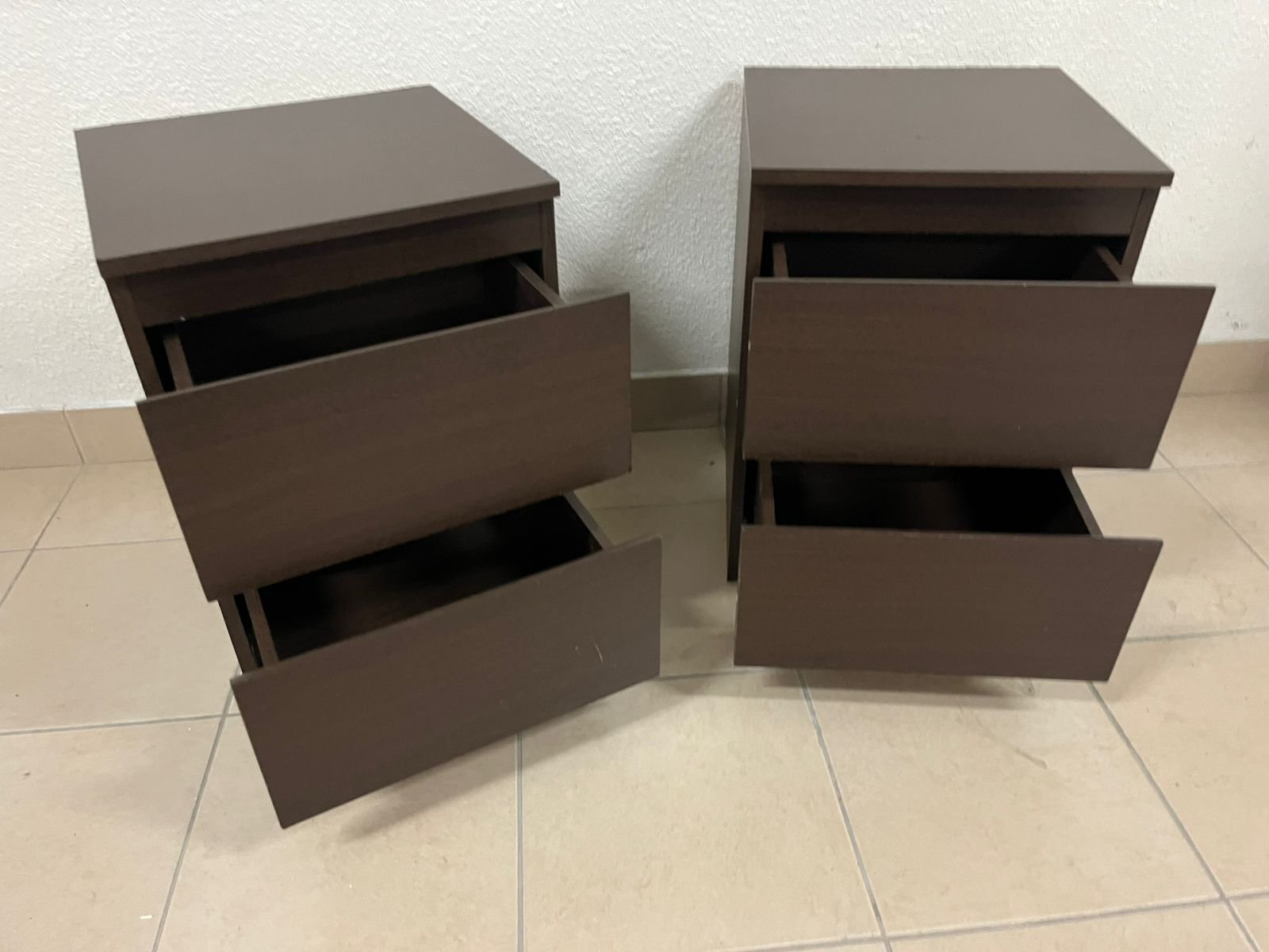 KULLEN bedside tables from IKEA, dark brown - Image 17