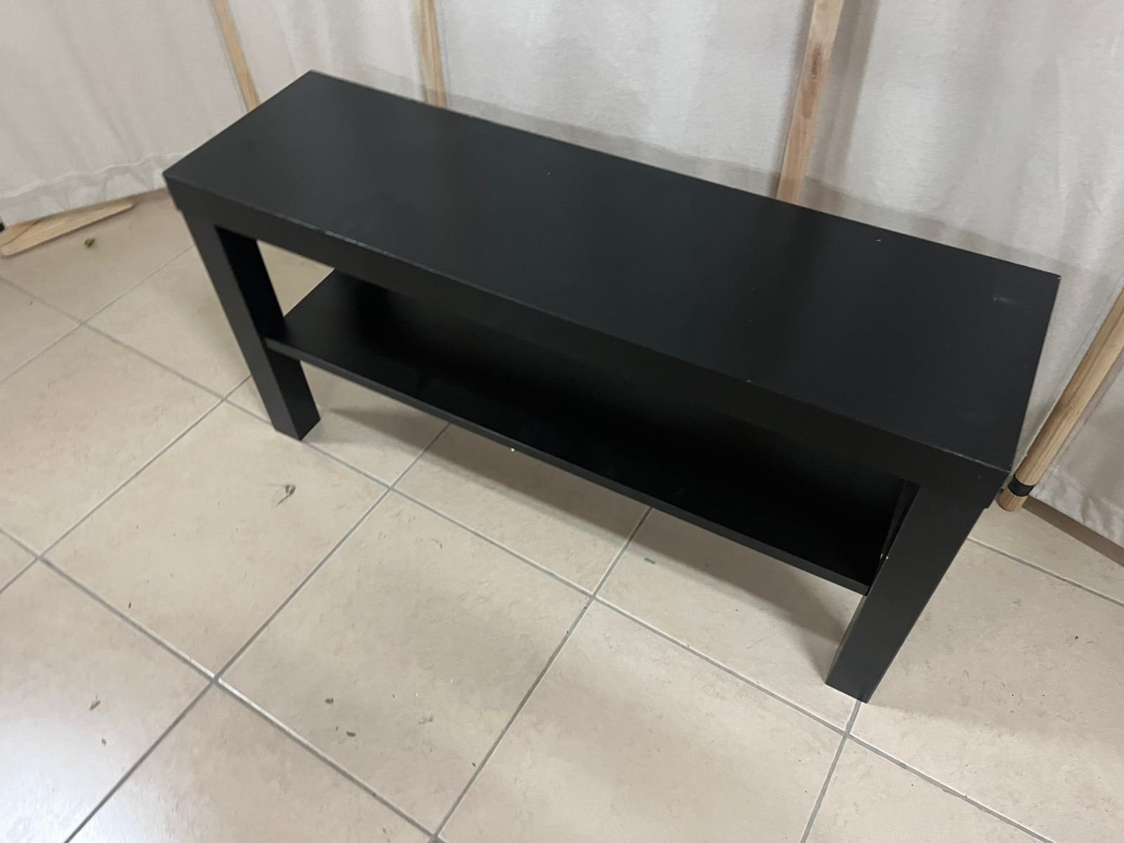 IKEA LACK TV stand in black - Image 3