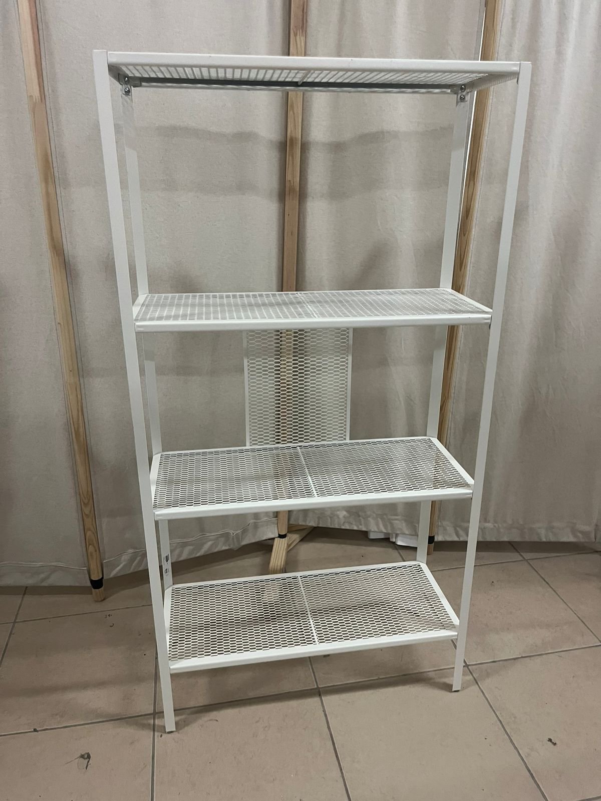 IKEA BAGGEBO shelving unit in white