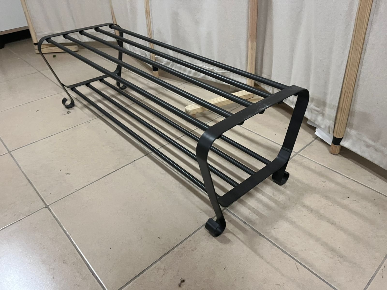 IKEA BAGGEBO shelving unit in black - Image 4