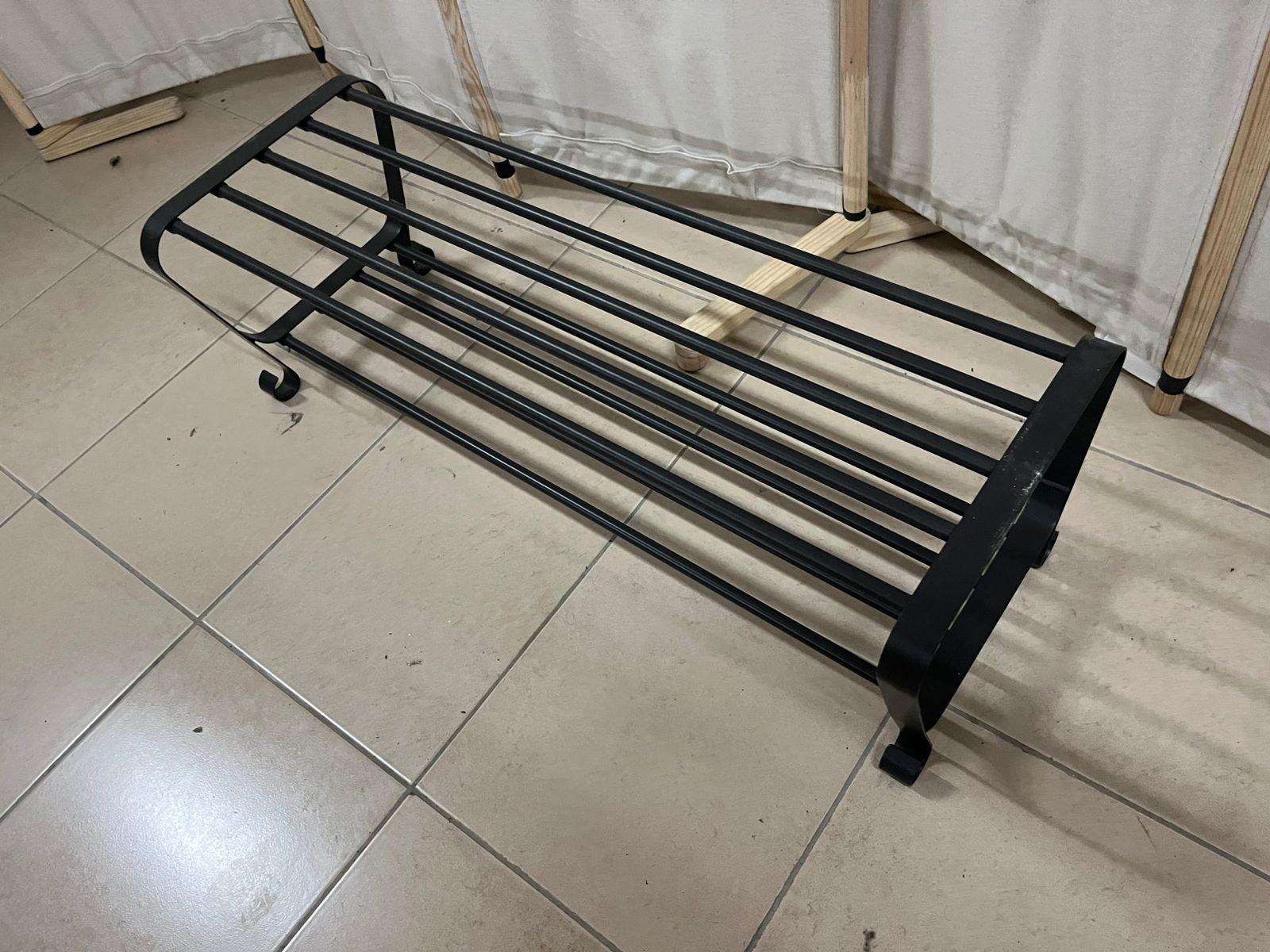 IKEA BAGGEBO shelving unit in black - Image 5