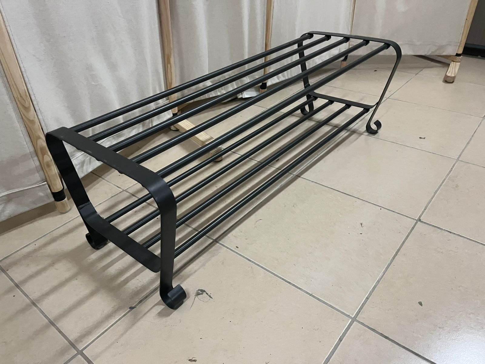 IKEA BAGGEBO shelving unit in black - Image 7