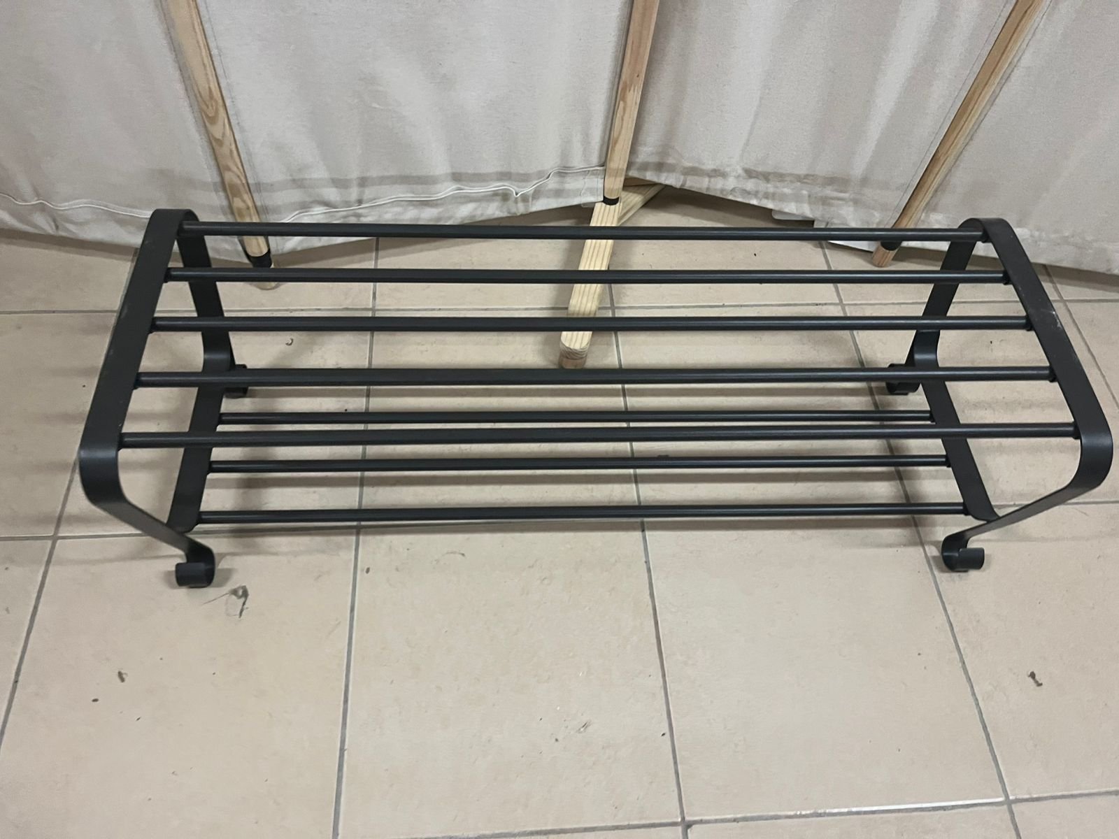 IKEA BAGGEBO shelving unit in black - Image 9