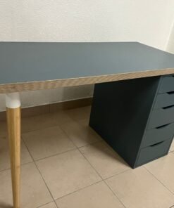 IKEA LAGKAPTEN / ALEX desk in gray.