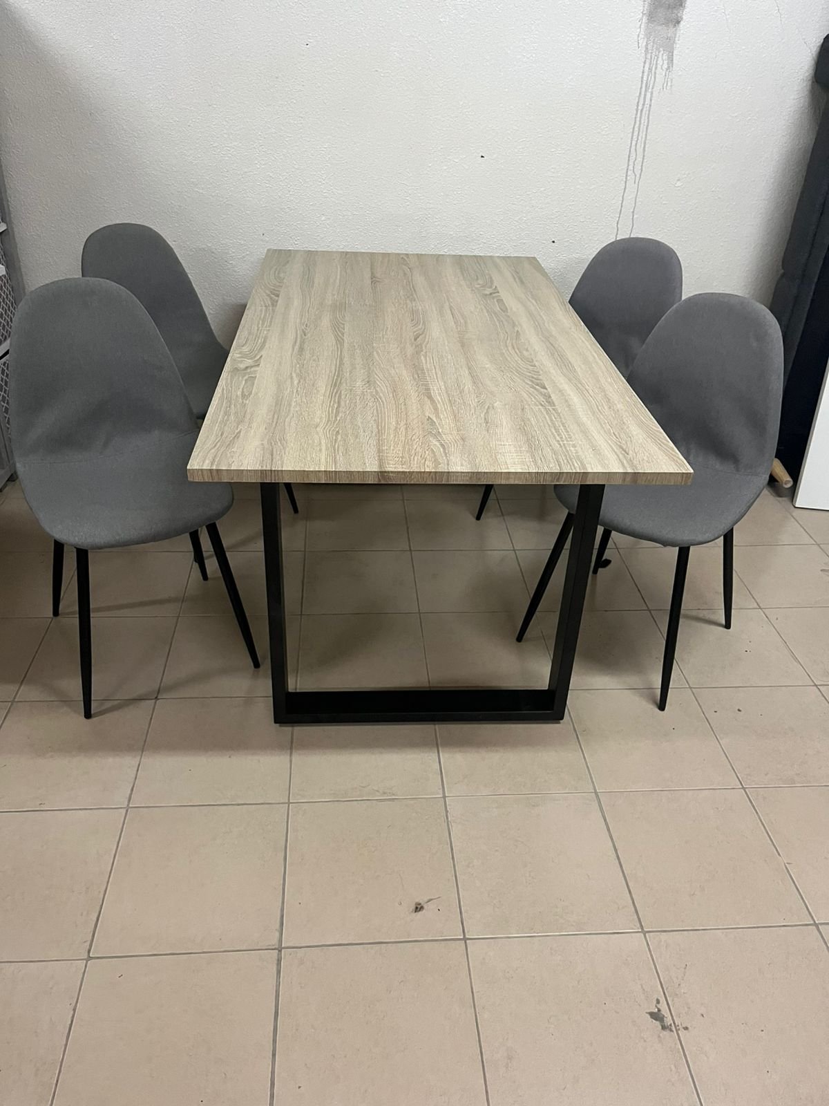 Dining table with 4 chairs from Home Centre