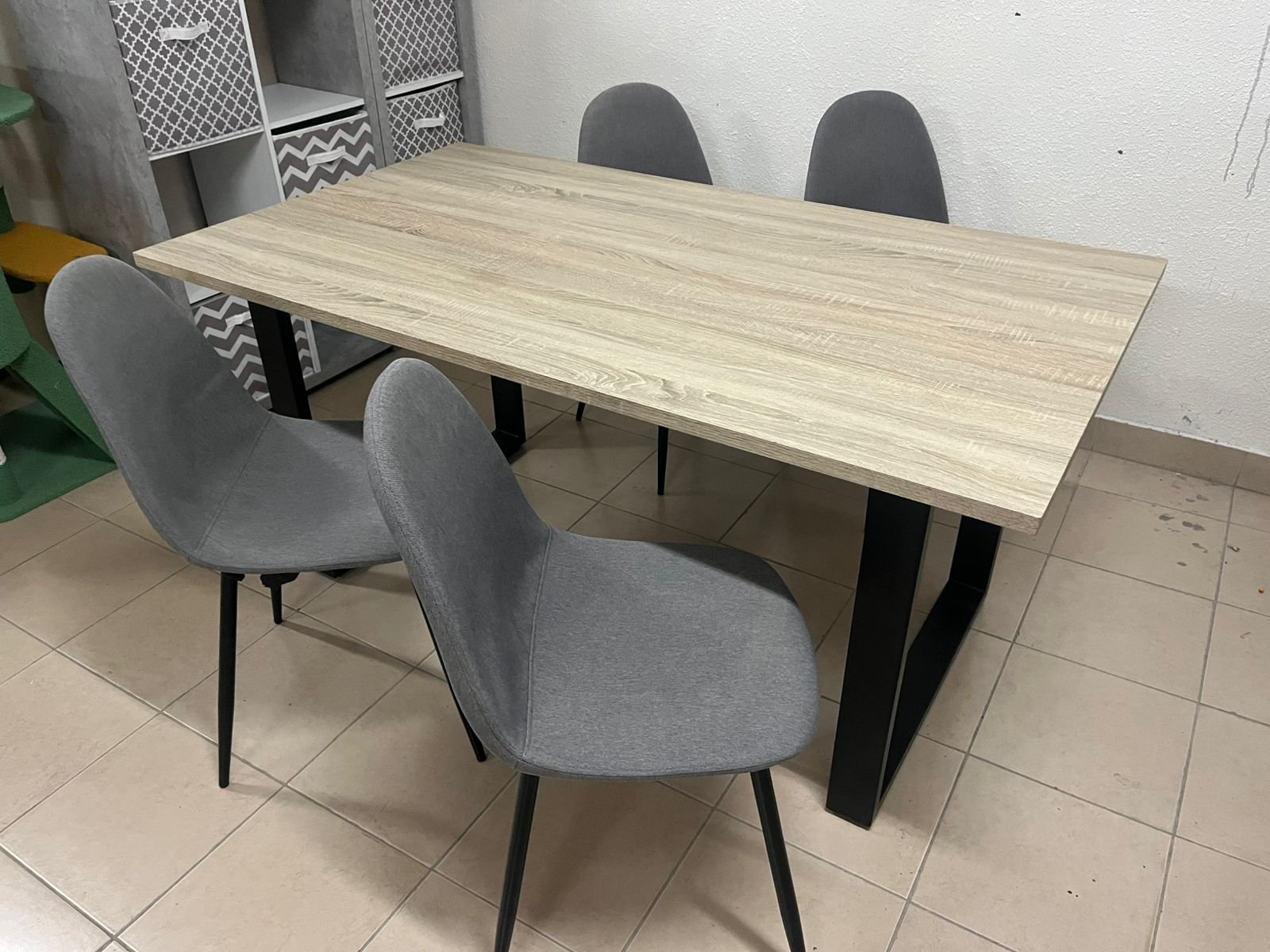 Dining table with 4 chairs from Home Centre - Image 3