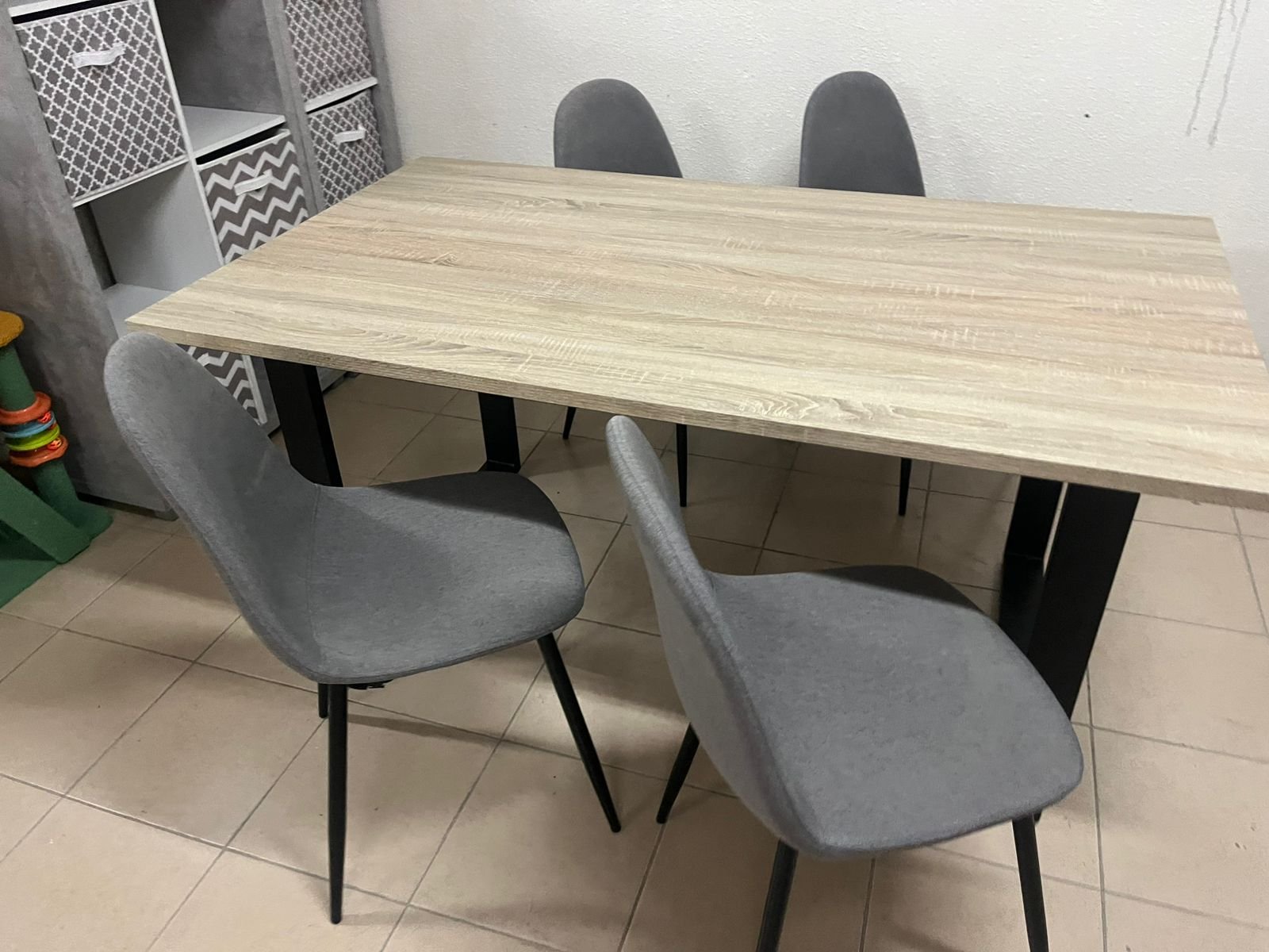 Dining table with 4 chairs from Home Centre - Image 4