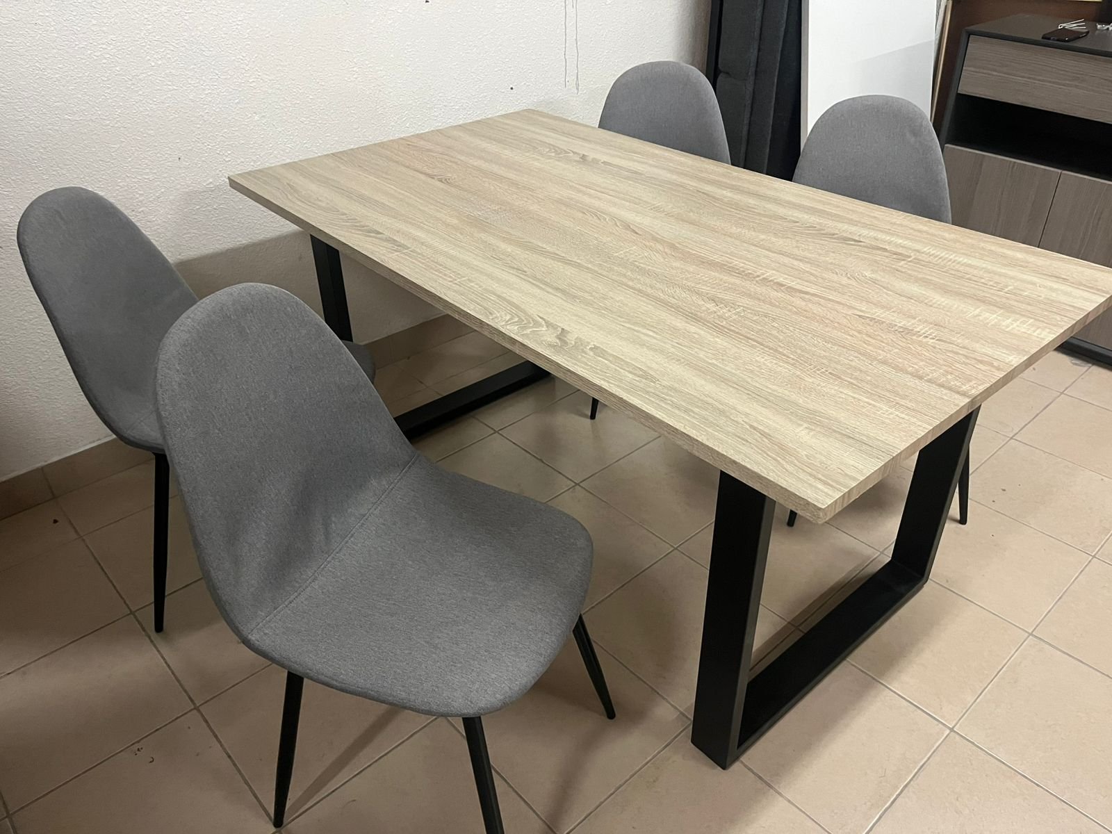 Dining table with 4 chairs from Home Centre - Image 5