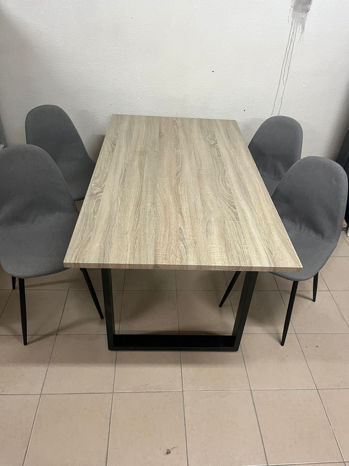 Dining table with 4 chairs from Home Centre - Image 6