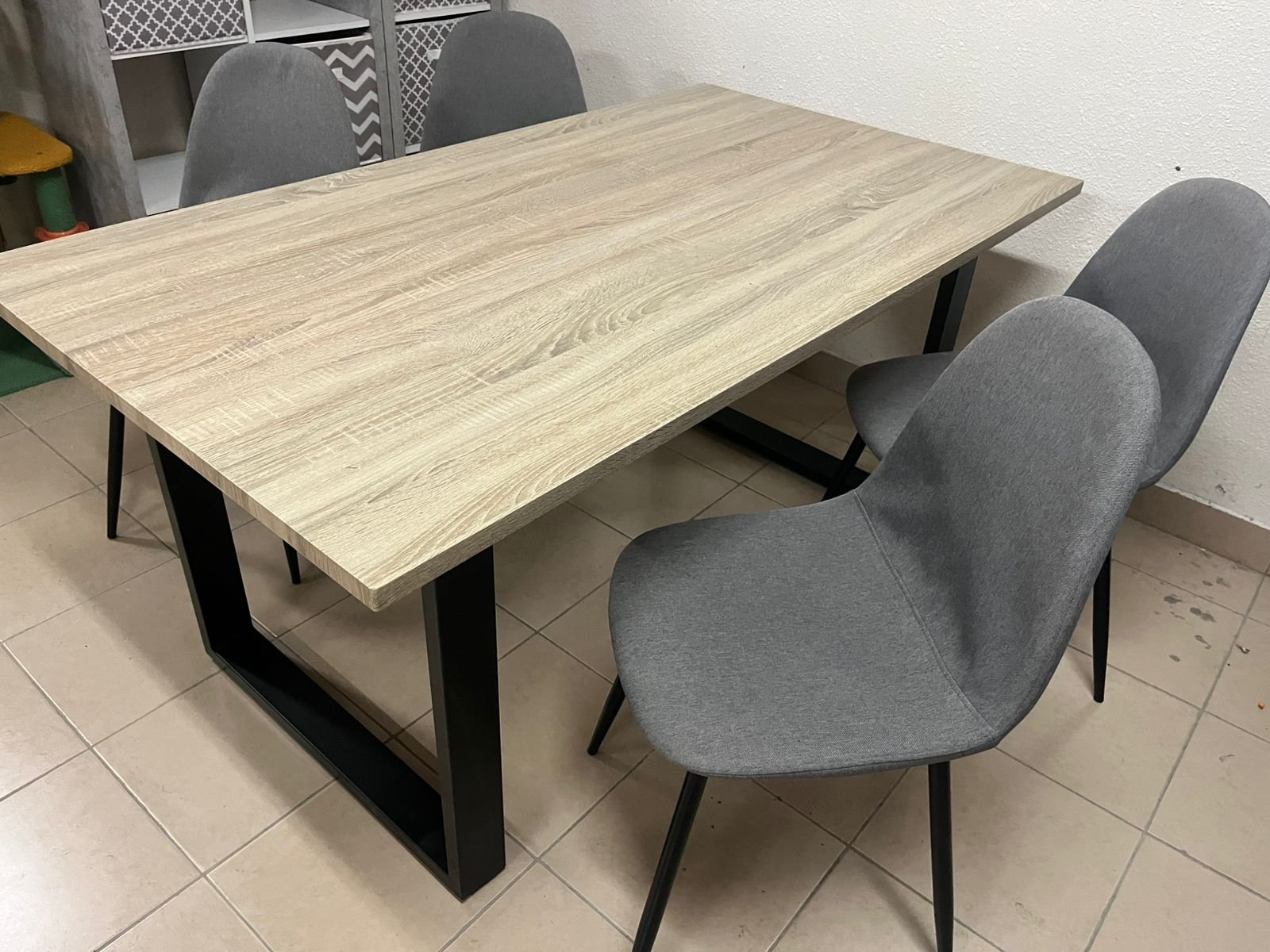 Dining table with 4 chairs from Home Centre - Image 7