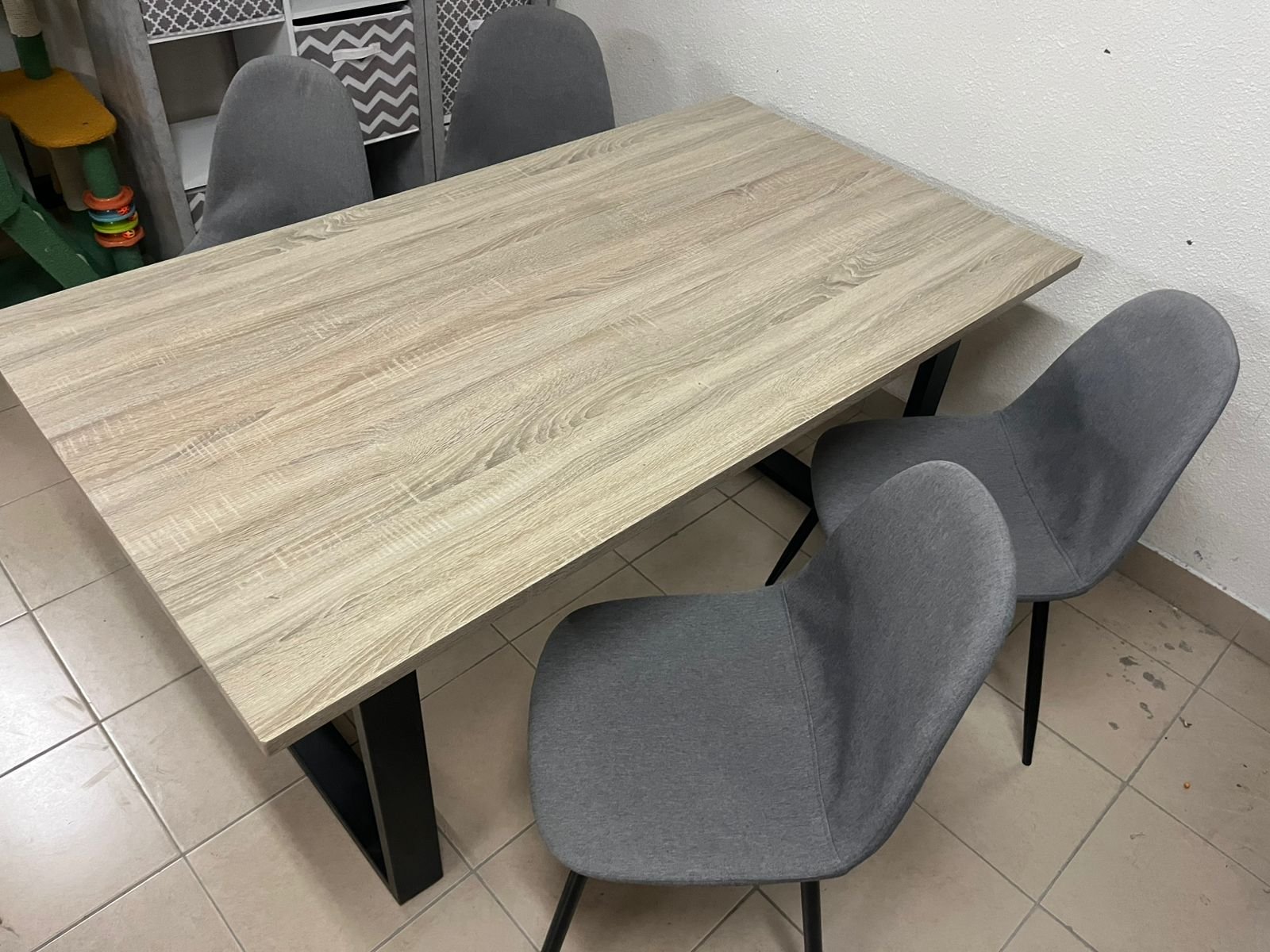 Dining table with 4 chairs from Home Centre - Image 8
