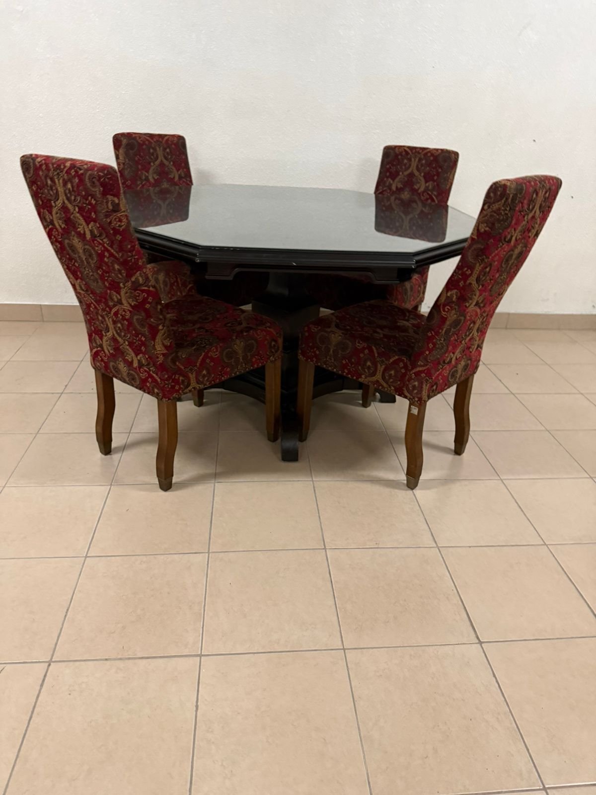 Dining table with four chairs from The One - Image 4