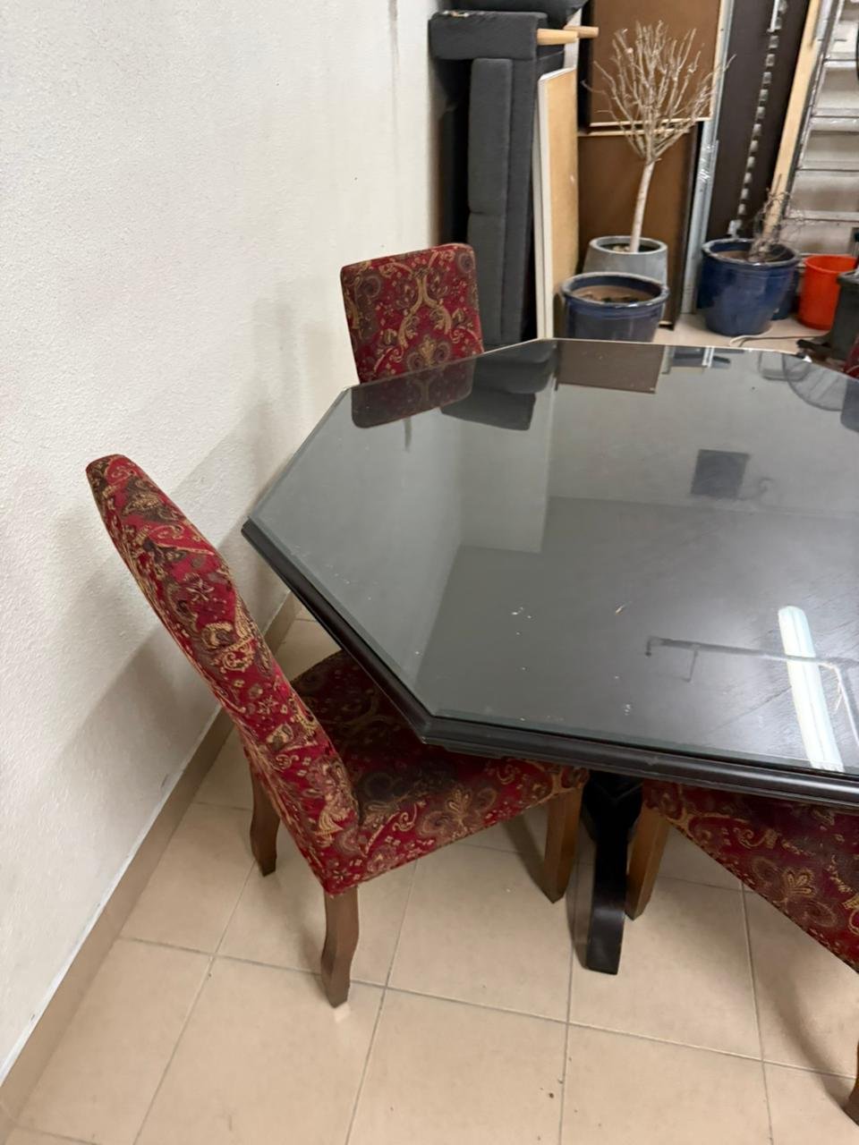 Dining table with four chairs from The One - Image 5