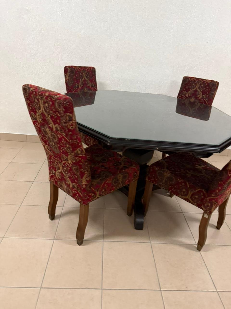 Dining table with four chairs from The One - Image 6