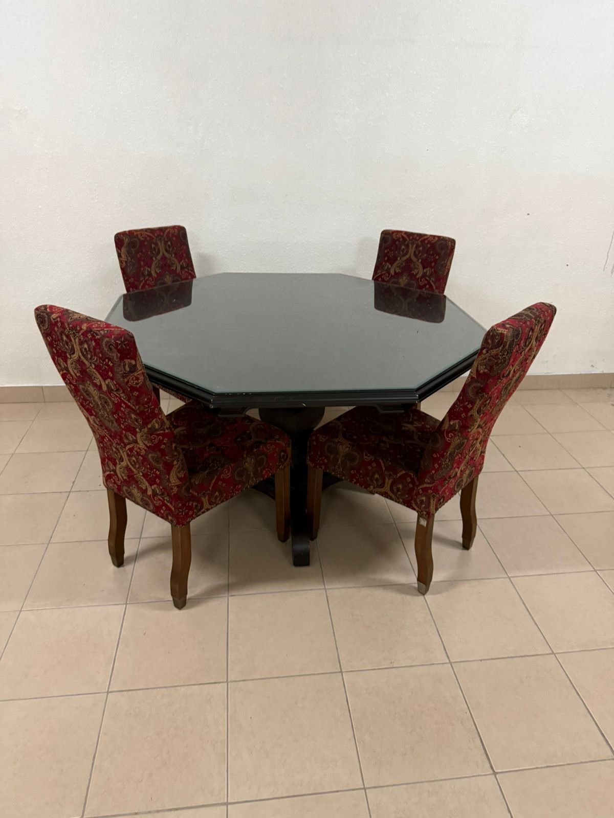 Dining table with four chairs from The One