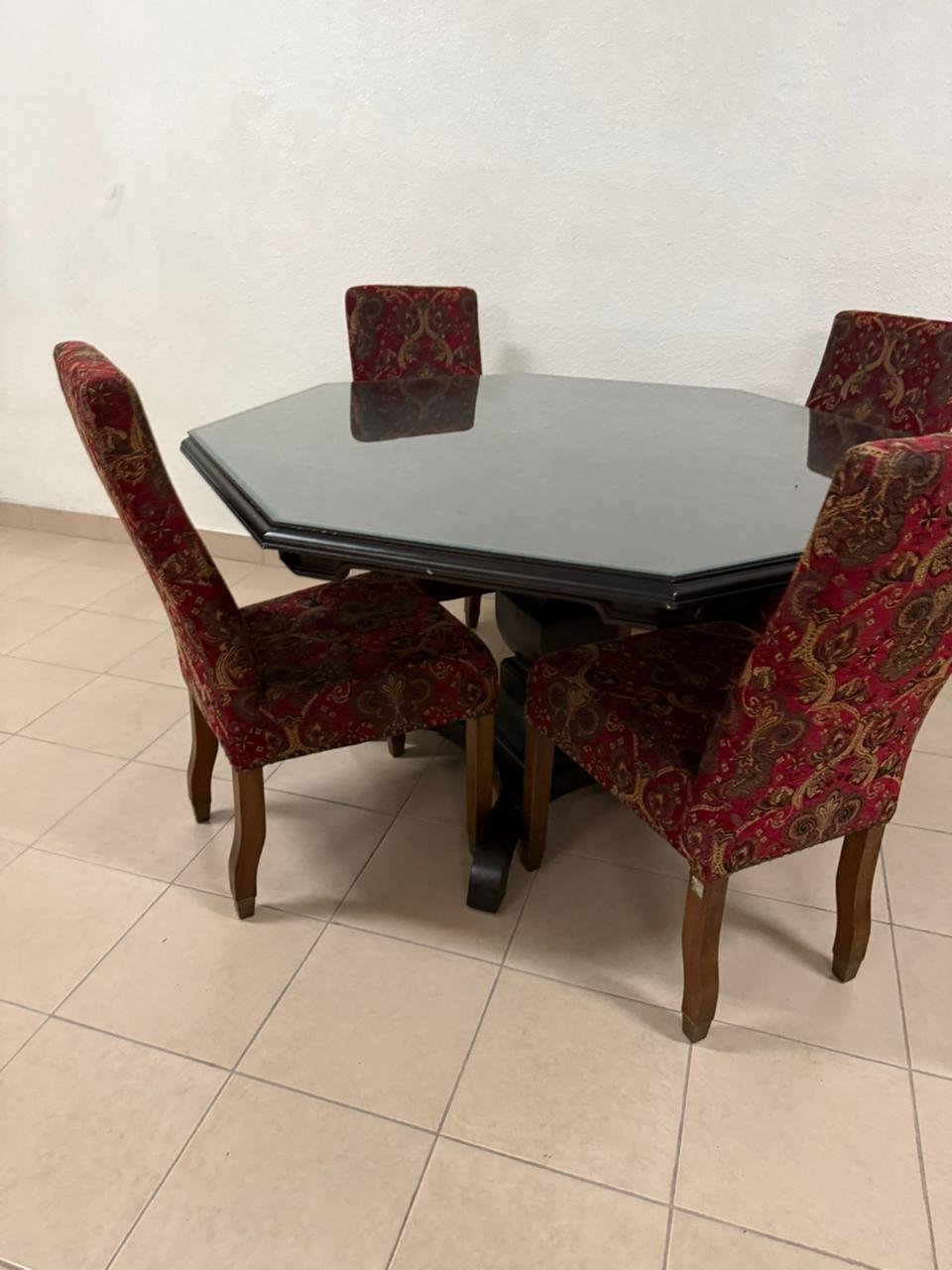 Dining table with four chairs from The One - Image 10