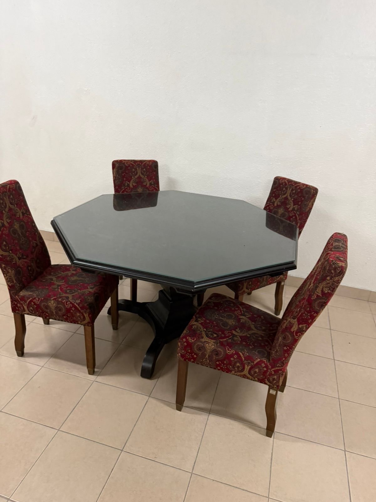 Dining table with four chairs from The One - Image 12