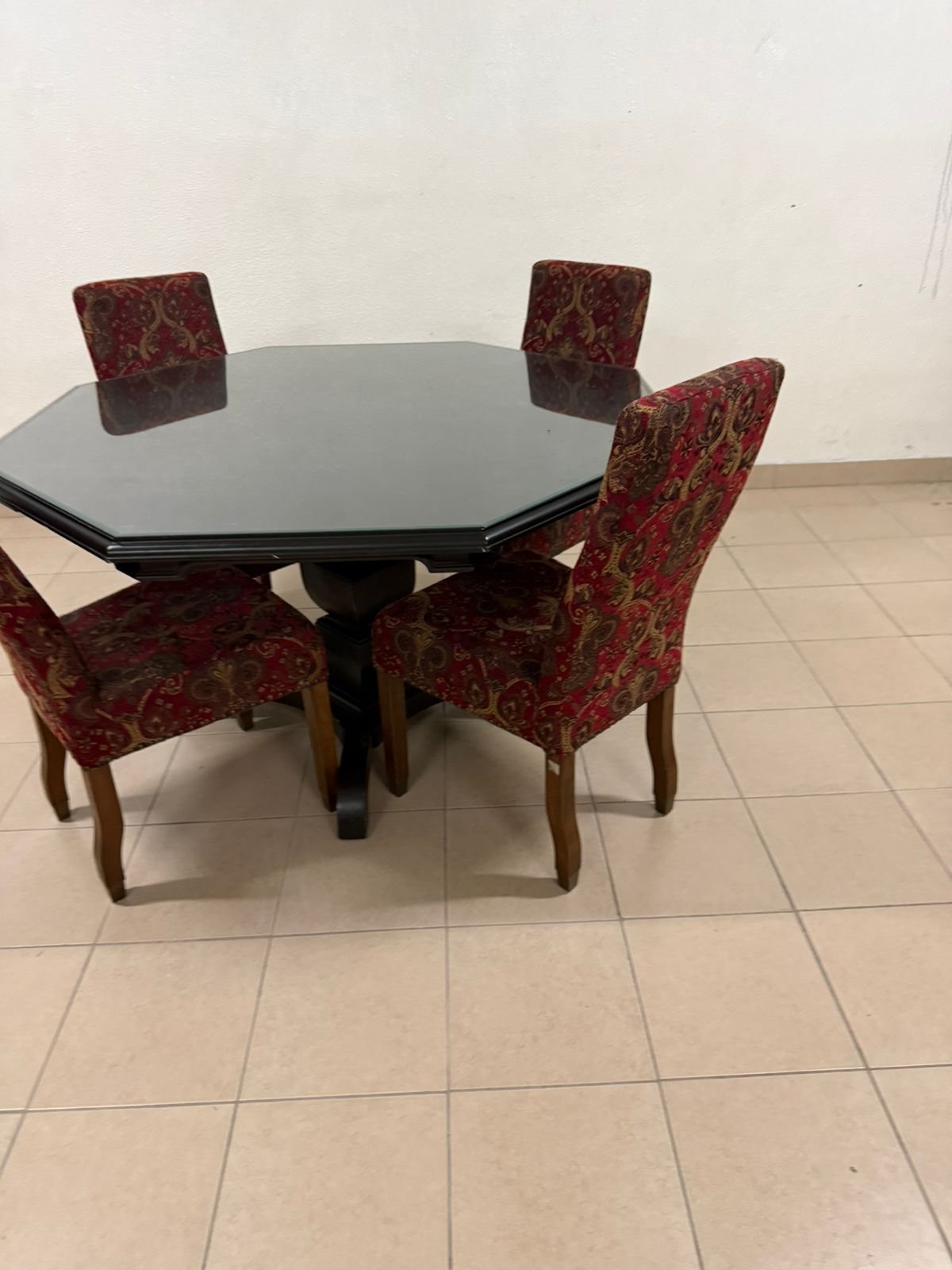Dining table with four chairs from The One - Image 13