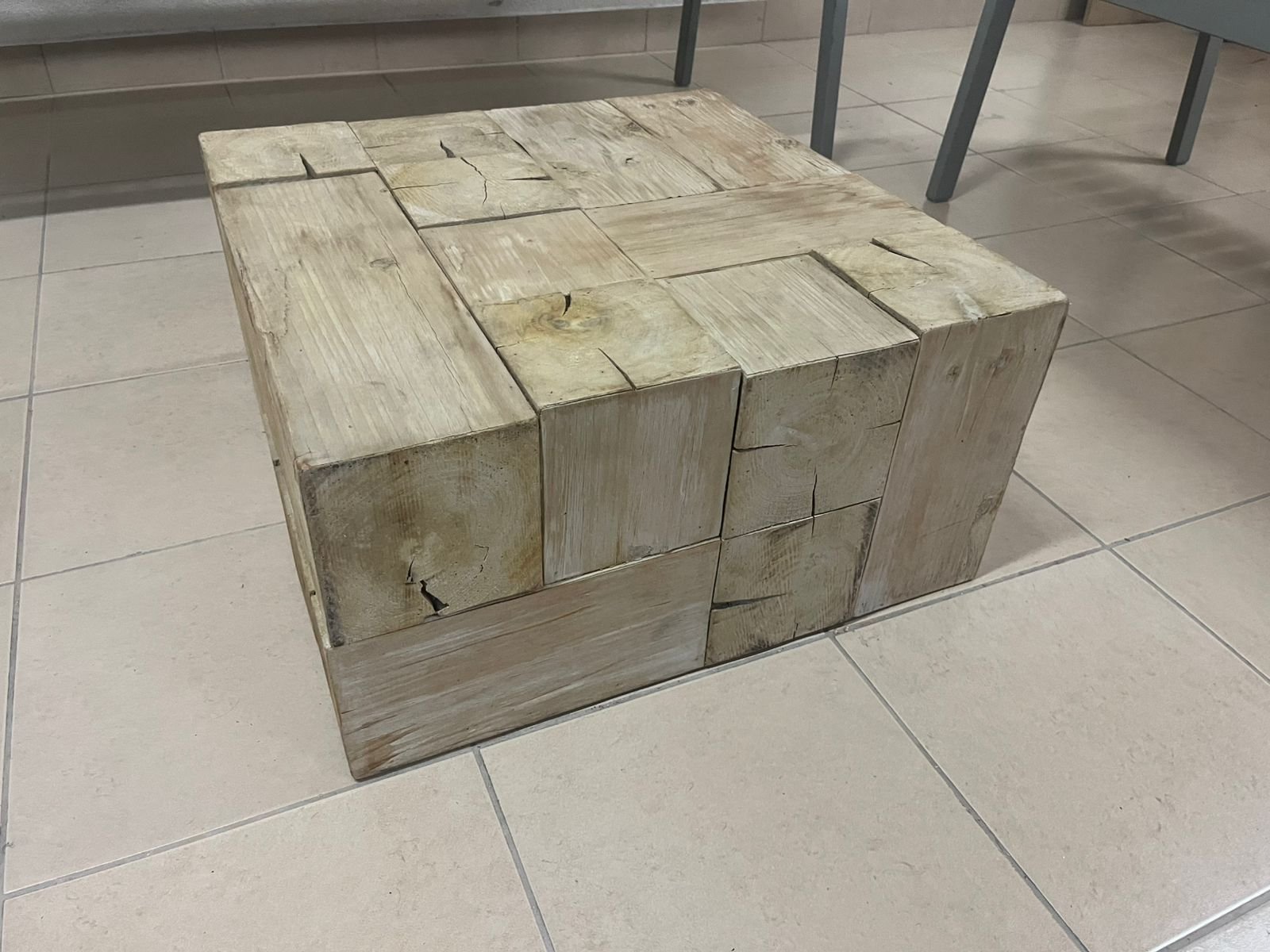 Garden benches from IKEA made of durable acacia wood in gray. - Image 5