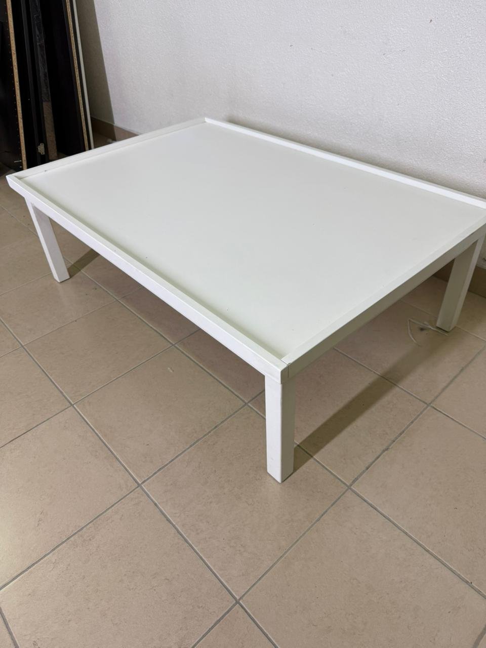 White coffee table from IKEA