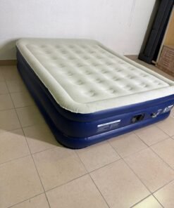 Inflatable air mattress for home or camping use
