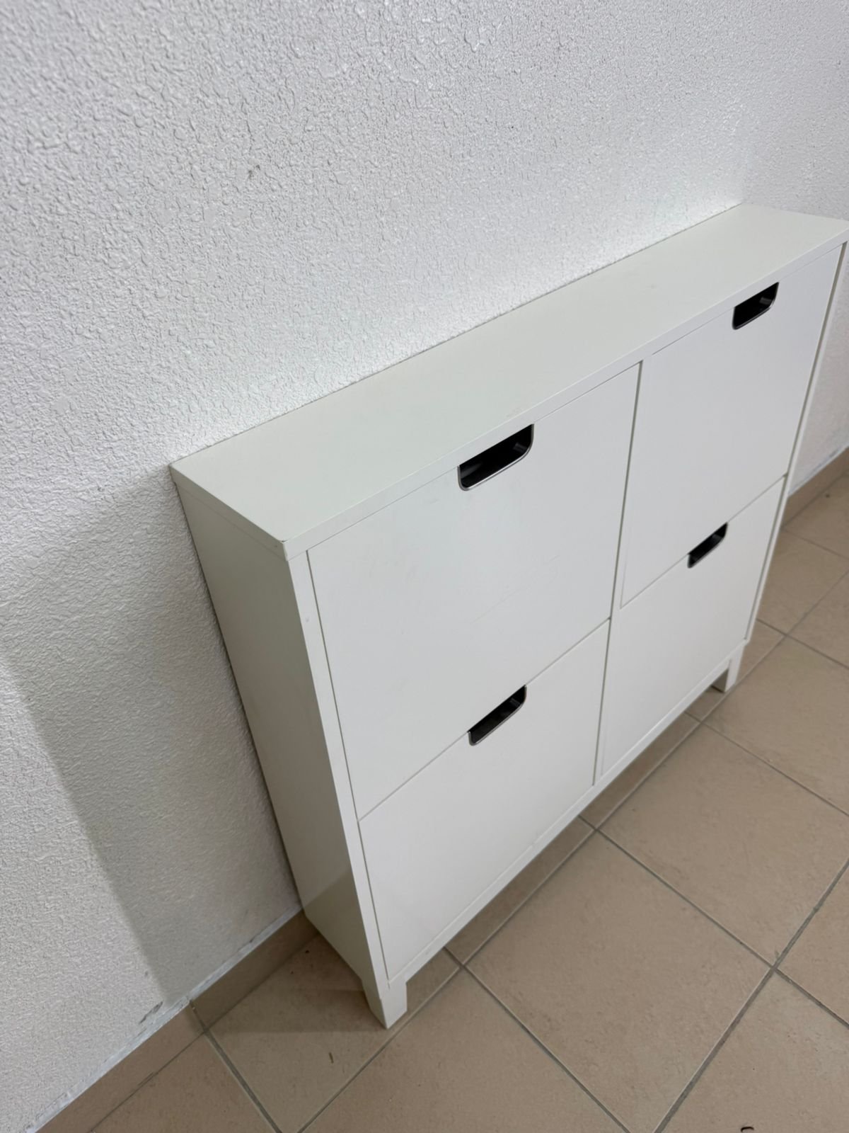STÄLL 4-compartment shoe cabinet from IKEA in white - Image 10