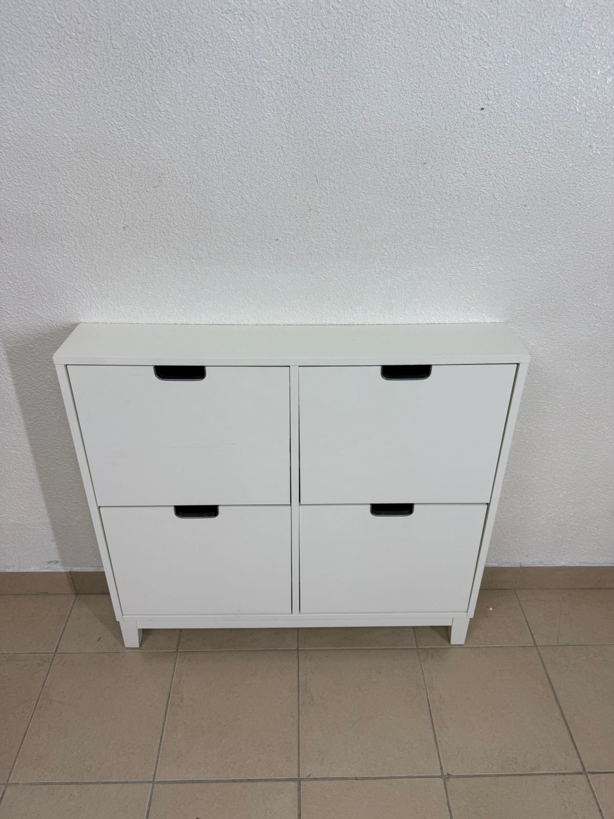 STÄLL 4-compartment shoe cabinet from IKEA in white - Image 13