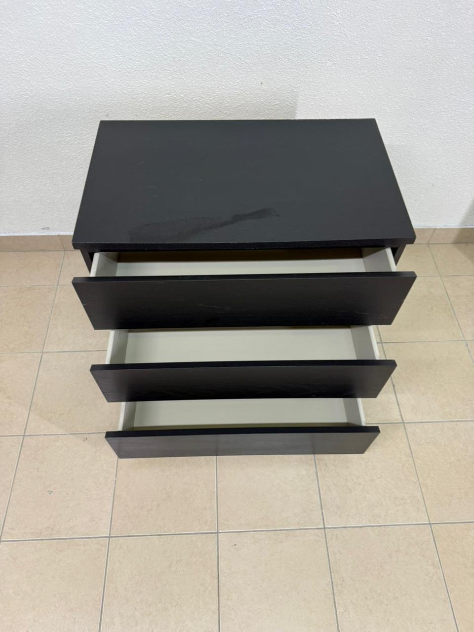 MALM chest of drawers from IKEA in dark brown - Image 3