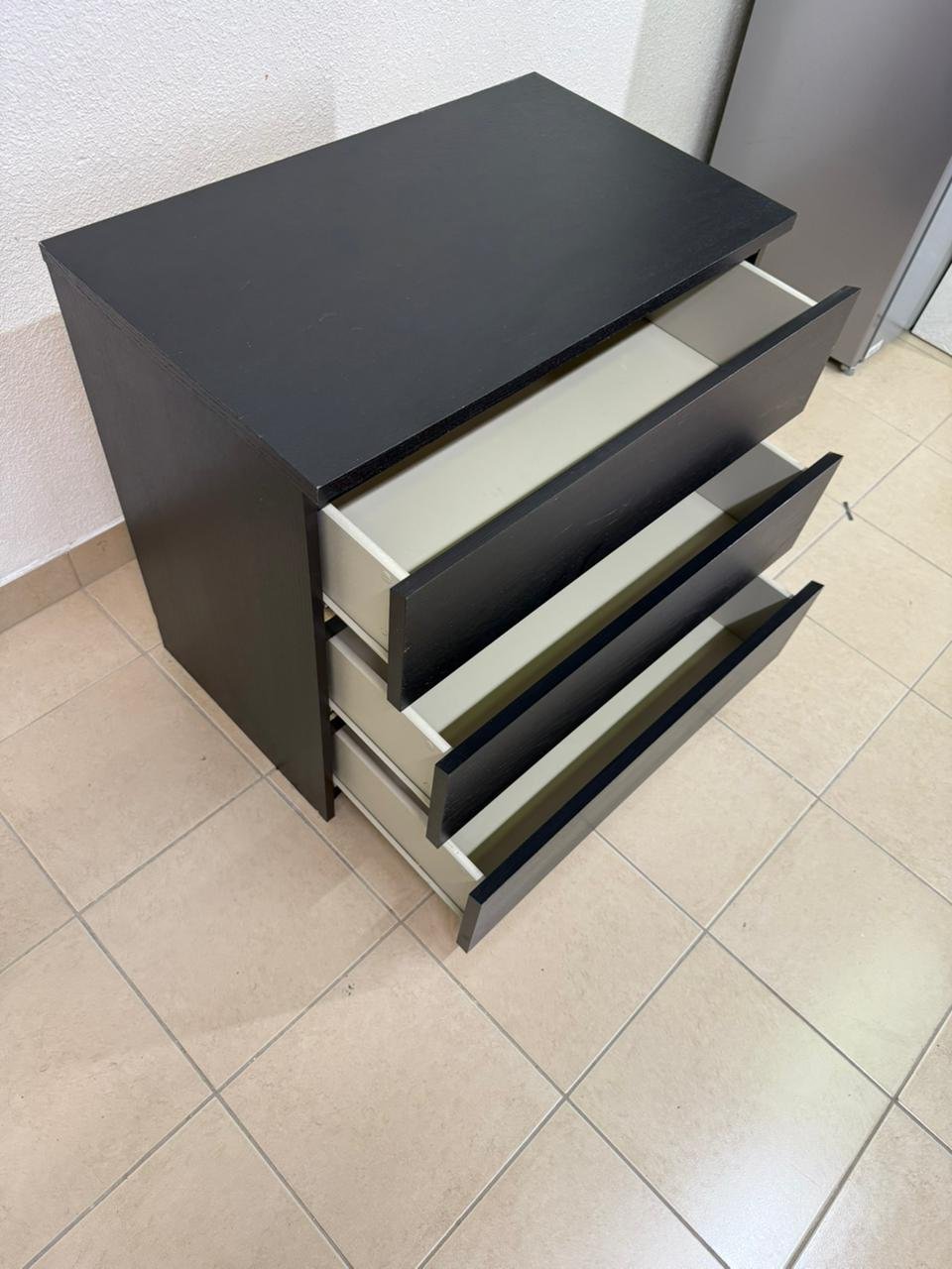 MALM chest of drawers from IKEA in dark brown - Image 4