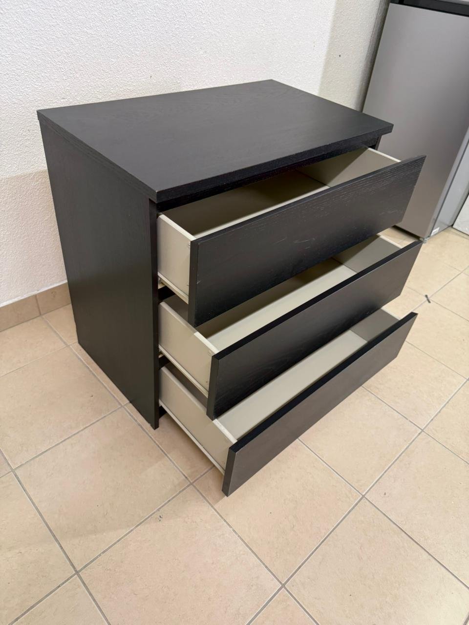 MALM chest of drawers from IKEA in dark brown - Image 11