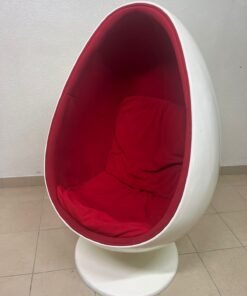 A famous chair known as the "ball chair" or "egg chair"