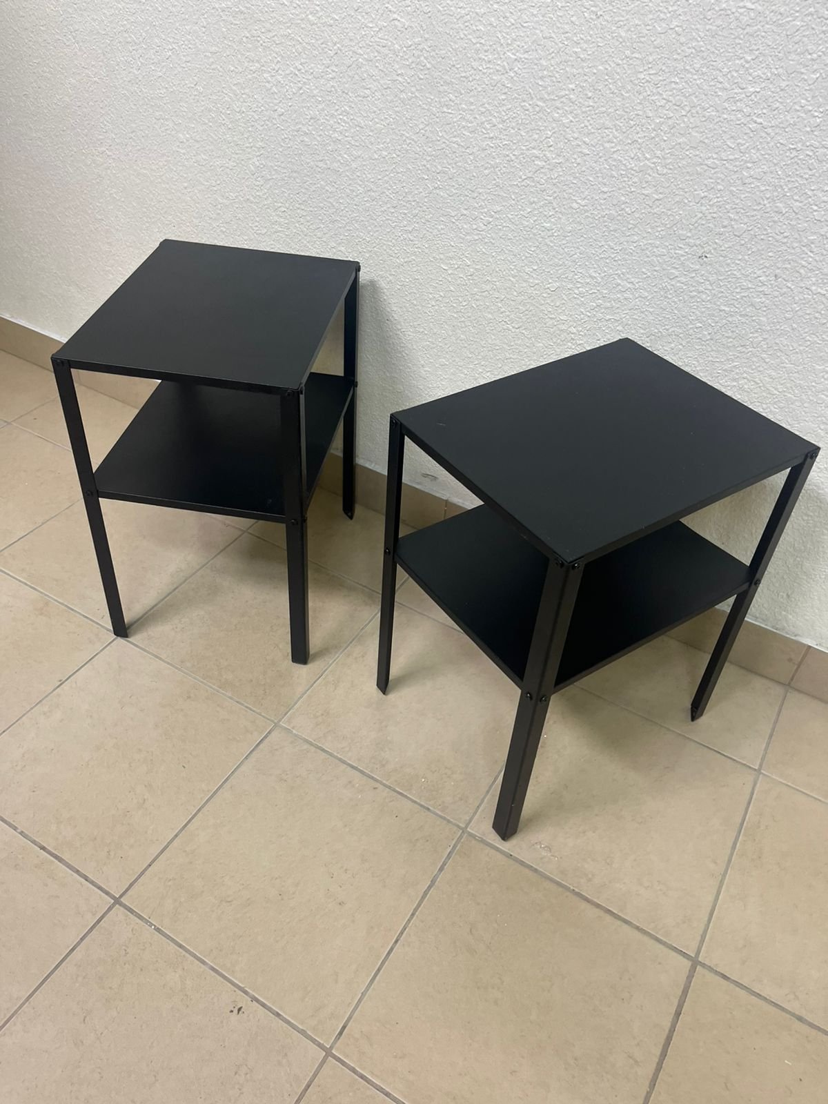 IKEA KNARREVIK side table in black - Image 5