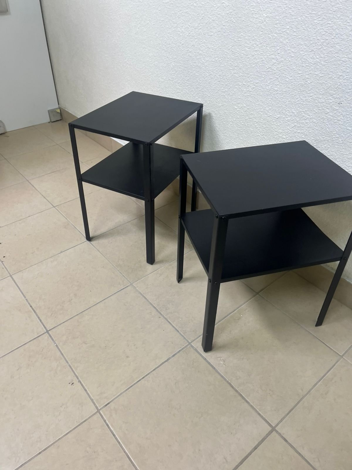 IKEA KNARREVIK side table in black - Image 7