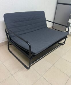 IKEA HAMMARN sofa bed in dark gray.