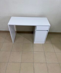 white office table