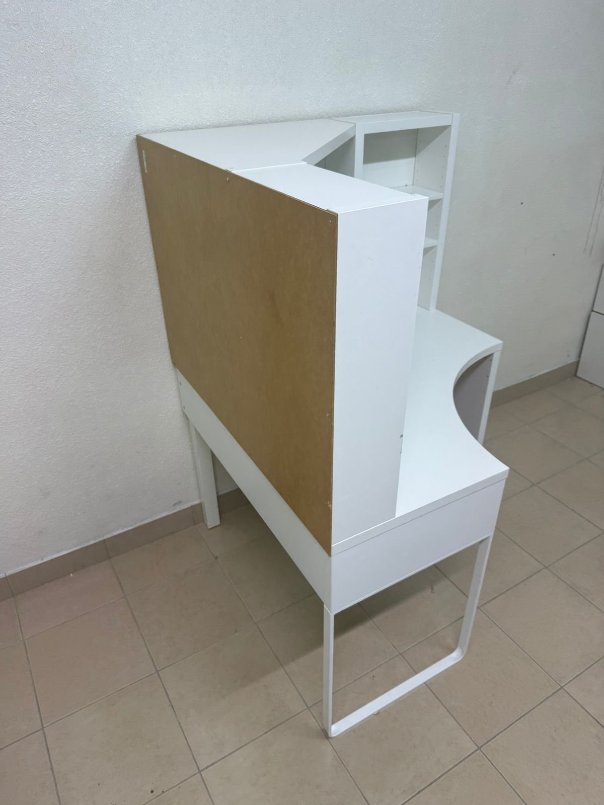 Corner workstation, white, 100x142 cm from IKEA - Image 4