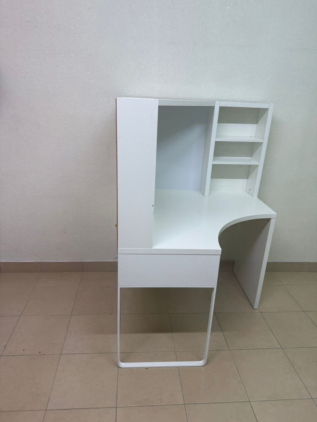 Corner workstation, white, 100x142 cm from IKEA - Image 5