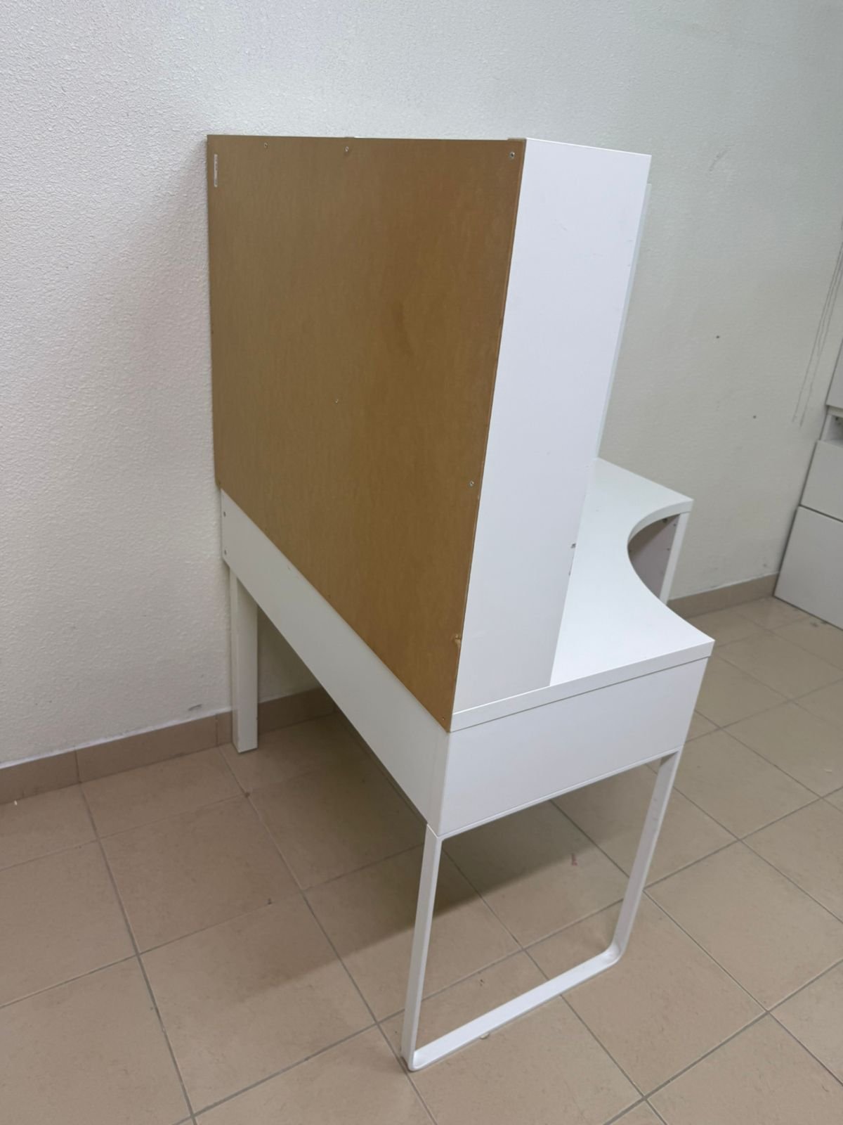 Corner workstation, white, 100x142 cm from IKEA - Image 6