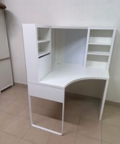 Corner workstation, white, 100x142 cm from IKEA