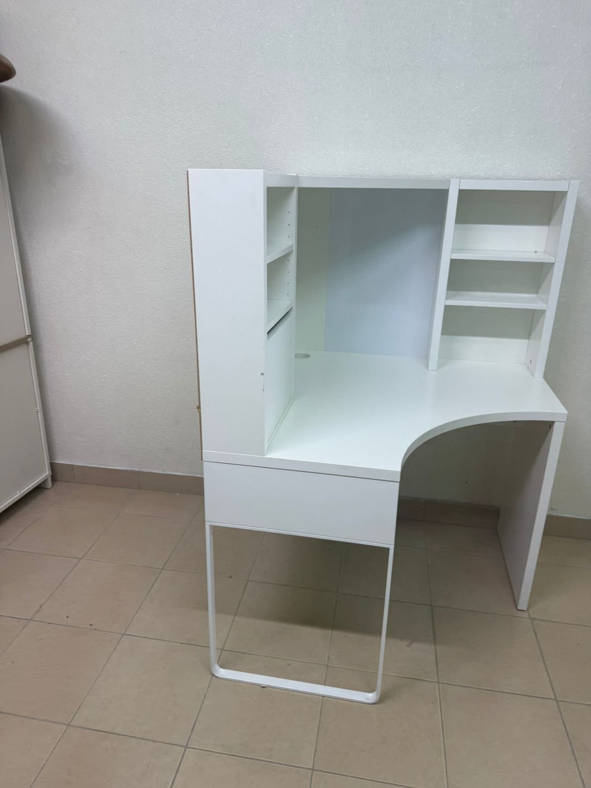 Corner workstation, white, 100x142 cm from IKEA - Image 10