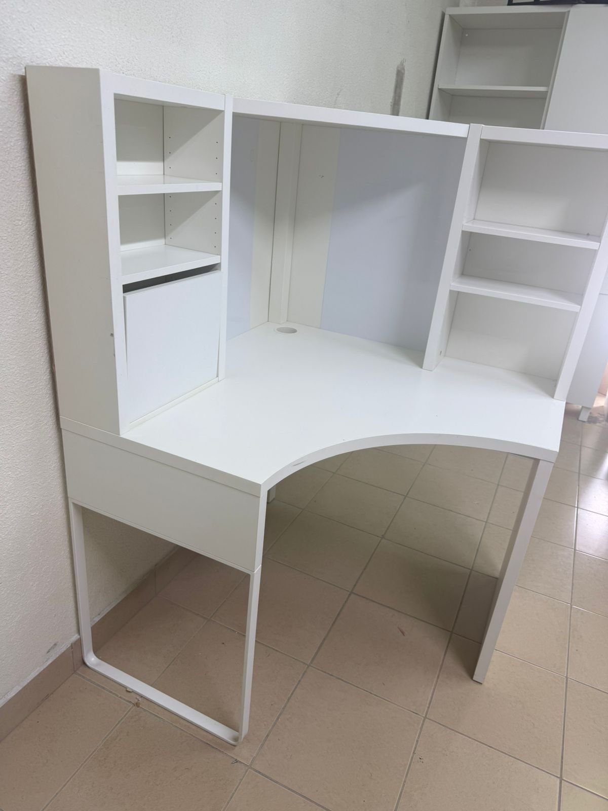Corner workstation, white, 100x142 cm from IKEA - Image 11