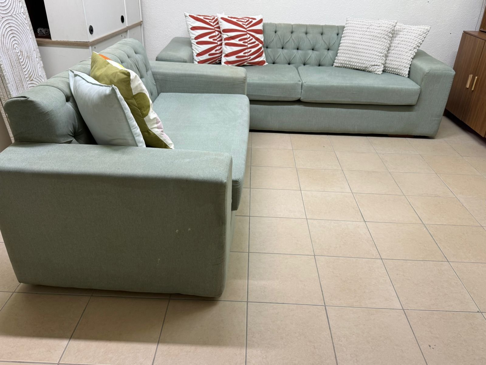 5-seater sofa made of solid wood - Image 12