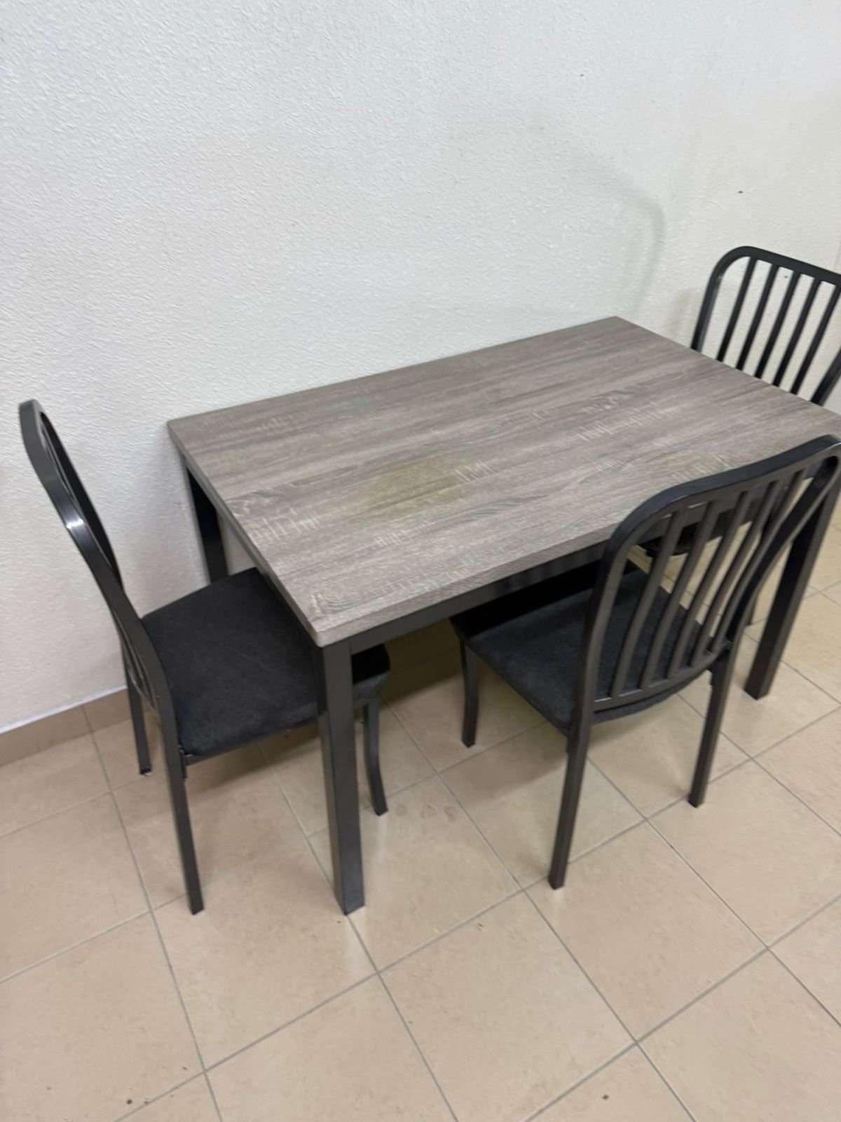 Dining table with 3 chairs - Image 4