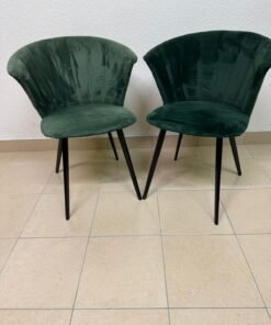 Marina Home green velvet dining chairs