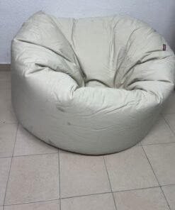 Large bean bag chair from the Lani brand in beige