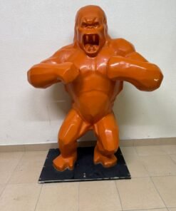 A large monkey statue of King Kong for decoration